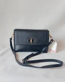 252ES458 Model Sarach Marka Siyah Renk Omuz Çantası - 1