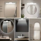 Buffer® Dokunmatik Usb İle Şarj Olabilen 27 Cm Led Aydınlatma Makyaj Aynası Işığı - 4