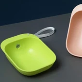 Buffer® Evcil Hayvan Plastik Yıkanabilir Taşınabilir Su Şişesi Bağlantılı Su Kabı - 4