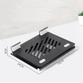 Buffer® Ayarlanabilir Metal Dizüstü Destek Tabanı Katlanabilir Taşınabilir Laptop Sehpası Standı - 3