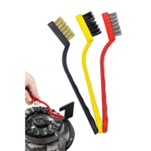 Buffer®  3 Lü Detaylı Temizlik Bakır,demir Ve Sert Plastik Tel Fırça - 12