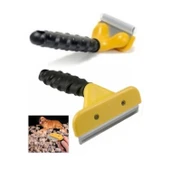 Buffer® 10 Cm Kedi Köpek Tarağı Fırçası Tüy Alıcı Toplayıcı Tarak Fırça - 13