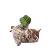 Buffer®  Mini Silindir Eğlenceli Renkli Sağlam Küçük Pati İzi Şekilli Kedi Oyuncağı - 8