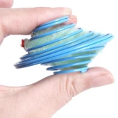 Buffer® Yaylı Metal Fareli Kafes Kedi Oyun Topu Sıçrayan Spiral Kedi Topu - 3