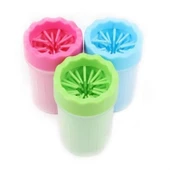 Buffer® Silikon Jel Fırçalı Kedi Köpek Pati Ayak Yıkama Temizleme Kovası (küçük) - 2