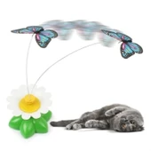 Buffer® Hareketli Dönen Kelebek - Kedi Oyuncağı ( Pille Çalışır) - 1