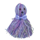 Buffer® Ahtapot Şekilli Zilli Ve İpli Rengarenk Püsküllü Sevimli Kedioyuncağı - 2