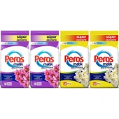 Peros Matik Toz Çamaşır Deterjanı 40KG Yıldız-Yasemin Çiçeği (Beyaz ve Renkli)(268 Yıkama)(4PK*10KG) - 1