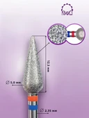 Kmiz Elmas Manikür Törpü Ucu Mızrak Model Twin Mavi 050 118524 thumbnail 2