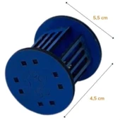 Buffer®  Mini Silindir Eğlenceli Renkli Sağlam Küçük Pati İzi Şekilli Kedi Oyuncağı - 5