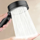 Buffer® 5 Fonksiyonlu Yüksek Basınçlı Ayarlanabilir Siyah Duş Başlığı - 3