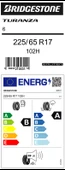 Bridgestone 225/65R17 102H Turanza 6 Enlıten B-A-69 Yaz Suv Lastiği (Üretim Yılı: 2025) thumbnail 2