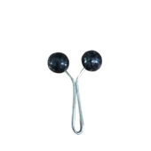 Eşarp Klipsi Top Model Simli Siyah 1 Adet - 1