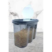 Buffer® 2 Kapaklı Ölçekli Erzak Saklama Kabı - 1,2 Litre - Sa930 - 8