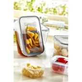 Buffer® 4lü İç İçe Sızdırmaz Contalı Kilitli Kapaklı Plastik Erzak Saklama Kapları Lc315 - 8