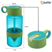 Buffer® Narenciye Limon Sıkmalı Pratik Detoks Toksin Atıcı Su Matarası Spor Şişesi - 8