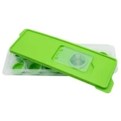 Buffer® 12li Kapaklı Yapışmaz Silikon Tabanlı Plastik Küp Buz Kalıbı - 1