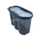 Buffer® 2 Kapaklı Ölçekli Erzak Saklama Kabı - 1,2 Litre - Sa930 - 7