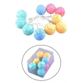 Buffer® Dekoratif Minik 10 Toplu Ledli Dekoratif Dolama Renkli Led - 4