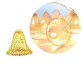 Buffer® Parti Ve Özel Gün Dekorasyonu Çan Şeklinde Metal Şerit Led Işık - 4