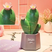 Buffer® Led Işıklı Kaktüs Biblo Ev Dekorasyon Ve Hediyelik Eşya Led Aydınlatma thumbnail 2