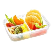 Buffer® 3 Bölmeli Kilitli Kapaklı 1 Litre Erzak Saklama Kabı Lc-510 - 2