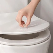 Buffer® 2 Adet Kristal Kendiliğinden Güçlü Yapışkanlı Kulp Askısı Tutma Kolu thumbnail 3