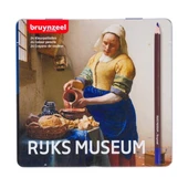 Bruynzeel Rijks Museum Kuru Boya Kalem Seti 24 Renk Milk Maid Metal Kutu thumbnail 1