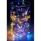 Buffer® Pilli Renkli Peri Led Işık Dekoratif Aydınlatma 5 Metre Rgb Led - 5