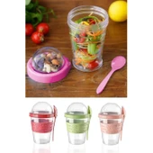 Buffer® Taken Go Kapaklı Kaşıklı Pratik Taşınabilir Meyveli Yoğurt Kabı - 8