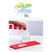 Buffer® 12li Kapaklı Yapışmaz Silikon Tabanlı Plastik Küp Buz Kalıbı - 8