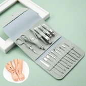 Buffer® Kendiliğininden Çantalı Seyahat Tipi 16 Parça Manikür Pedikür Seti - 1