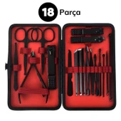 Buffer® 18 Parça Çanta Tipi Manikür Pedikür Tırnak Bakım Seti - 3