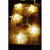 Buffer® Metal Örgülü Çam Ağacı Şeklinde Günışığı Şerit Led Işık Zinciri - 8