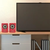 Buffer® N62 1+1 Multimedia Usb Ve Jacklı Mini Hoparlör Yüksek Stereo Ses Sistemi thumbnail 5