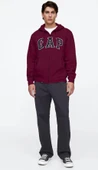 Gap V-Heritage Gap Logo Fz-Snl 674144 Erkek Kapüşonlu Fermuarlı Sweatshirt thumbnail 4