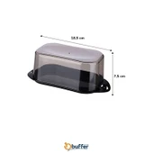 Buffer® Kilitli Plastik Kapaklı Kahvaltılık Tereyağlık Peynirlik Erzak Saklama Kabı Ap-9428 - 5