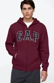 Gap V-Heritage Gap Logo Fz-Snl 674144 Erkek Kapüşonlu Fermuarlı Sweatshirt thumbnail 1