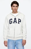 Gap V-Heritage Gap Logo Fz-Snl 674144 Erkek Kapüşonlu Fermuarlı Sweatshirt thumbnail 2