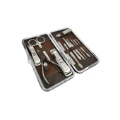 Buffer® Çantalı Manikür Pensi Profesyonel Ve Manikür Pedikür Seti 13 Parça Tırnak Eti İtici Ve Cımbı - 8