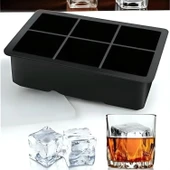 Buffer® 6'lı Xl Küp Şeklinde Silikon Kolay Çıkabilen Buz Kalıbı - 1