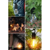 Buffer® Şarj Olabilen 3 Farklı Mod Led'li Kendiliğinden Asma Kancalı Kamp,dış Cephe Lambası - 8