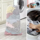 Buffer® Büyük Boy File Çamaşır Torbası 80x100 Cm | Hassas Yıkama Filesi | Yorgan, Perde, Nevresim Yıkama Torbası - 2