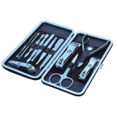 Buffer® Çantalı Manikür Pensi Profesyonel Ve Manikür Pedikür Seti 13 Parça Tırnak Eti İtici Ve Cımbı - 5