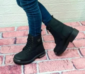 Hammerjack 17600.f Siyah Renk Hakiki Deri Fermuarlı Bağacaklı Erkek Çocuk Bot thumbnail 6