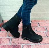 Hammerjack 17600.f Siyah Renk Hakiki Deri Fermuarlı Bağacaklı Erkek Çocuk Bot thumbnail 3