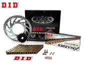 ZİNCİR DİŞLİ SETİ SUZUKI GSX-R (1000 cc)  (2009-2016) / SUZUKI / GSX-R 1000 / 1000cc / ZİNCİR: DID-530ZVM-X (Gold)-114 / ÖN DİŞLİ: SUNSTAR (17T) / ARKA DİŞLİ: JT (42T) / 2009-2010-2011-2012-2013-2014- - 1
