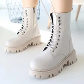 Neole Bej Cilt Bağcıklı Kadın Bot thumbnail 4