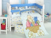 Komfort Home Bebek Uyku Seti 8 Parça Ranforce %100 Pamuk /Neşeli - 1