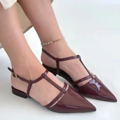 Canca Bordo Rugan Babet Ayakkabı thumbnail 4